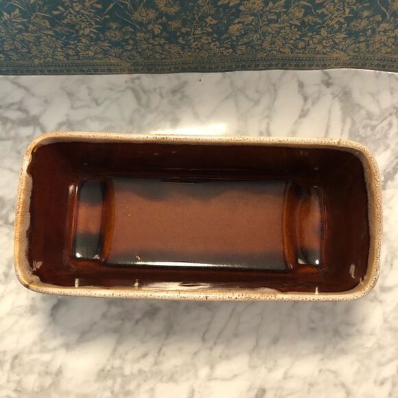 Brush McCoy USA Clay Pottery Faux Wood Finish Planter - Picture 3 of 4